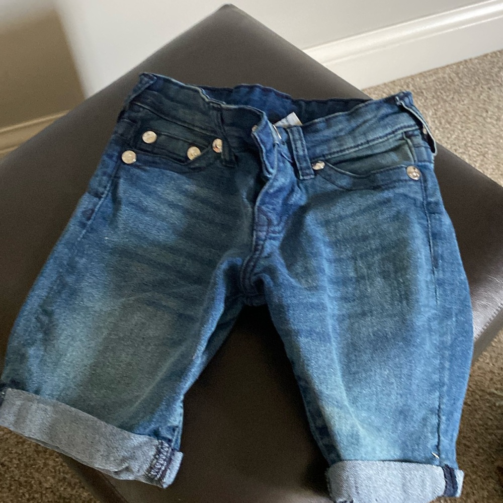 Brand new, never worn true religion youth shorts